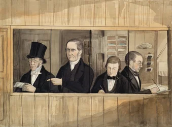 Interior of the Office of Messrs. Charles Greenwood and Company